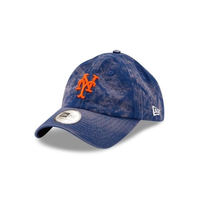 New York Mets Gorra | New Era MLB Hand Brush Wash Casual Classic Adjustable Cap Mexico - Azules